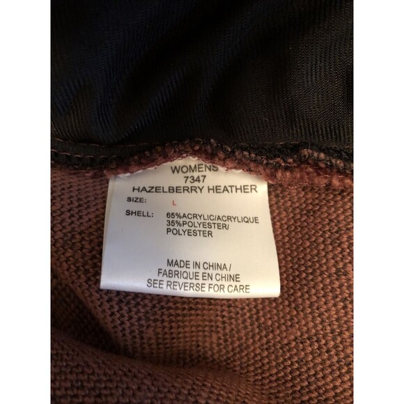 WOOLRICH  SIZE LARGE ROCKY RIDGE VEST TOGGLE BUTTON POCKETS HAZELBERRY HEATHER - Picture 10 of 10